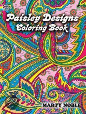 Paisley Designs Coloring Book -  - Marty Noble